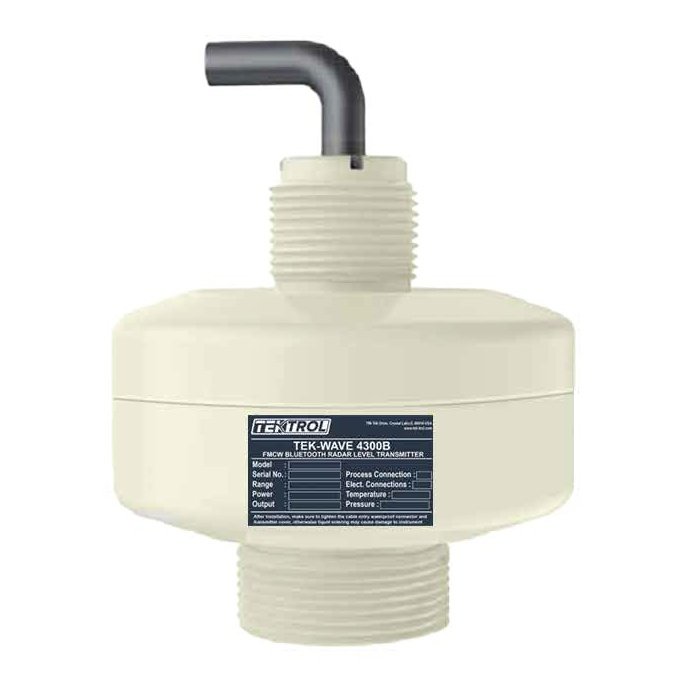 TEK-TROL - Tek-Wave 4300B Bluetooth Radar Level Transmitter