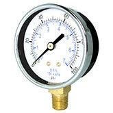 PIC Gauges - 101D - Dry Utility Pressure Gauge, Lower Mount