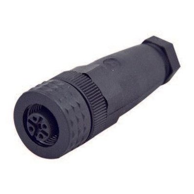 E+E - M12x1 Cable Connector, 4-Pole (P/N: HA010707)