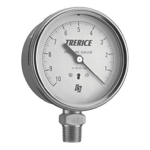 Trerice - 765B/766SS Low Pressure Gauge (Stainless Steel Case)