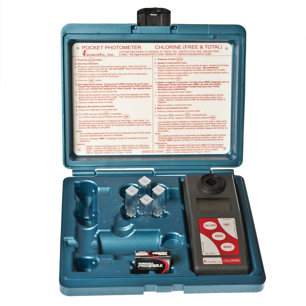 HF Scientific - Total Chlorine Pocket Photometer (P/N 10473)