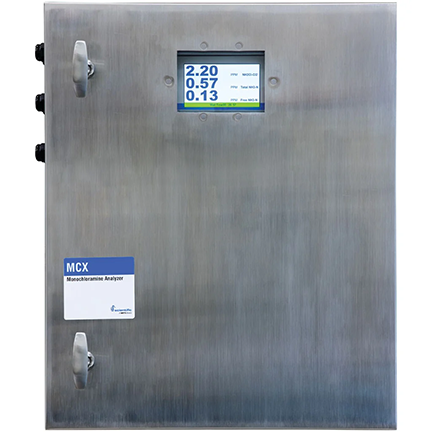 HF Scientific - MCX Online Monochloramine Analyzer (P/N 28056) (front view)