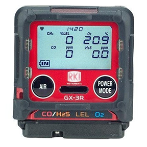 RKI Instruments - GX-3R Confined Space 4-Gas Monitor 