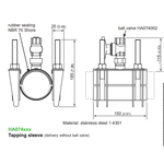 E+E - Tapping Sleeve  (P/N: HA074050-300)
