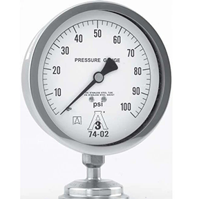TRERICE - 700TA Series Sanitary Pressure Gauge with Integrated Diaphragm Seal