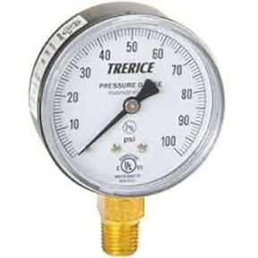 TRERICE - Industrial Pressure Gauge - 800B-25-02-L-A-30/15
