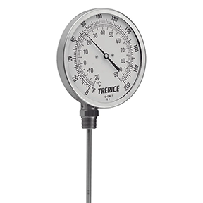 TRERICE - Bimetal Thermometers - Bottom Connect 