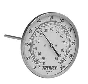 TRERICE - Bimetal Thermometers - Rear Connect