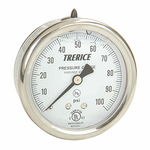 TRERICE - Industrial Pressure Gauge D82B-25-02-B-A-600 (front) (forward view)