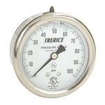 TRERICE - Industrial Pressure Gauge D82LFB-25-02-B-D-60 (front) (forward view)