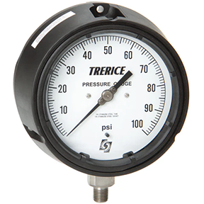 TRERICE - Process Pressure Gauge 450B-45-02-L-D-60 (front) (forward view)