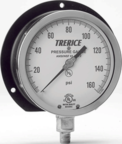 TRERICE - Industrial Pressure Gauge - 500XB-45-02-L-A-30