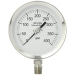 PIC Gauges - 4501-SC - All Stainless Steel, Process Pressure Gauge
